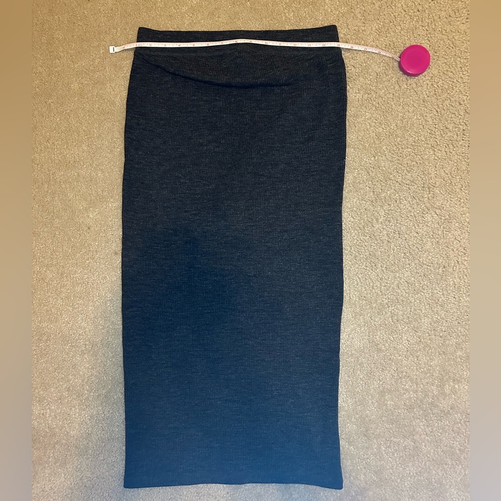 H&M ribbed maternity midi skirt size small